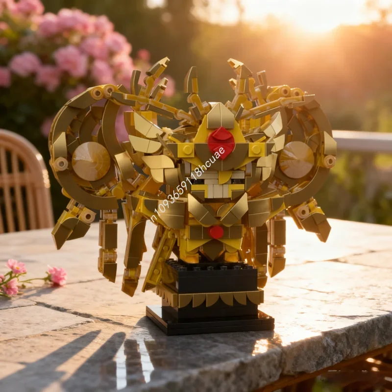 766pcs MOC Virgo Shaka God Cloth Brickheadzed Model Building Blocks Toy Construction DIY Education Christmas Gift Brick Kids