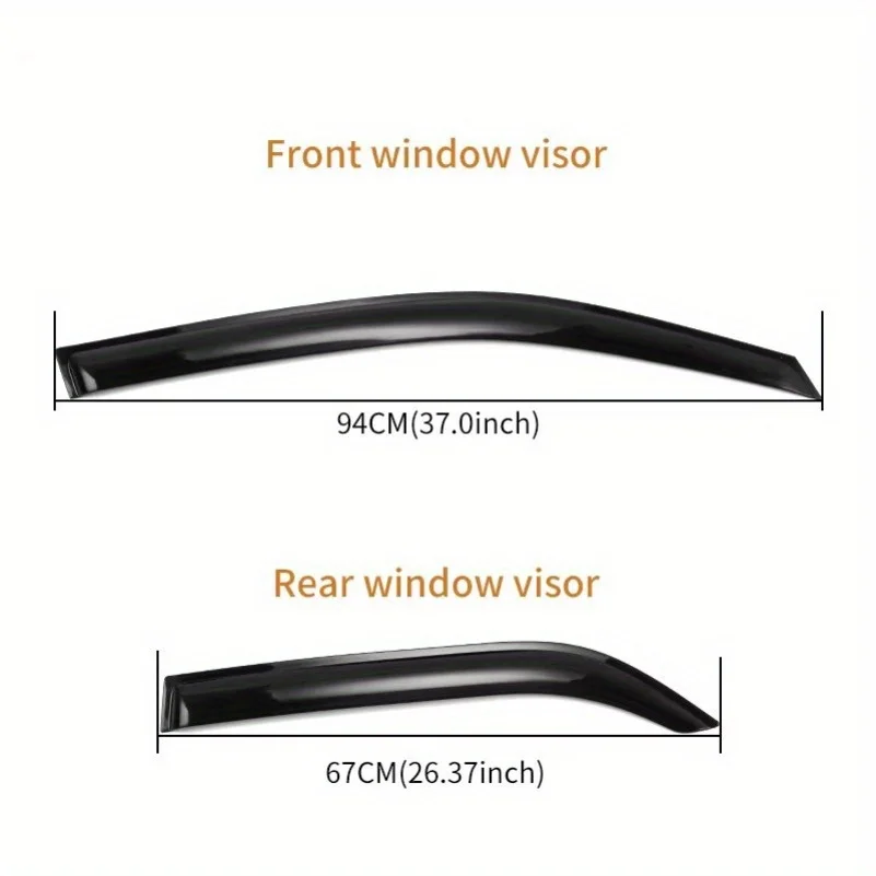Customized sun visor acrylic sun visor car exterior sun visor for Lexus RX300 1998-2004