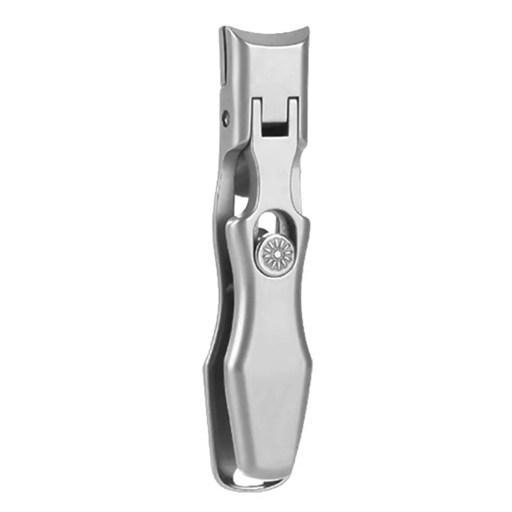 New Single Nail Clippers Stainless Steel Splash-proof Nail Scissors Portable Large Opening Manicure Tools Adult