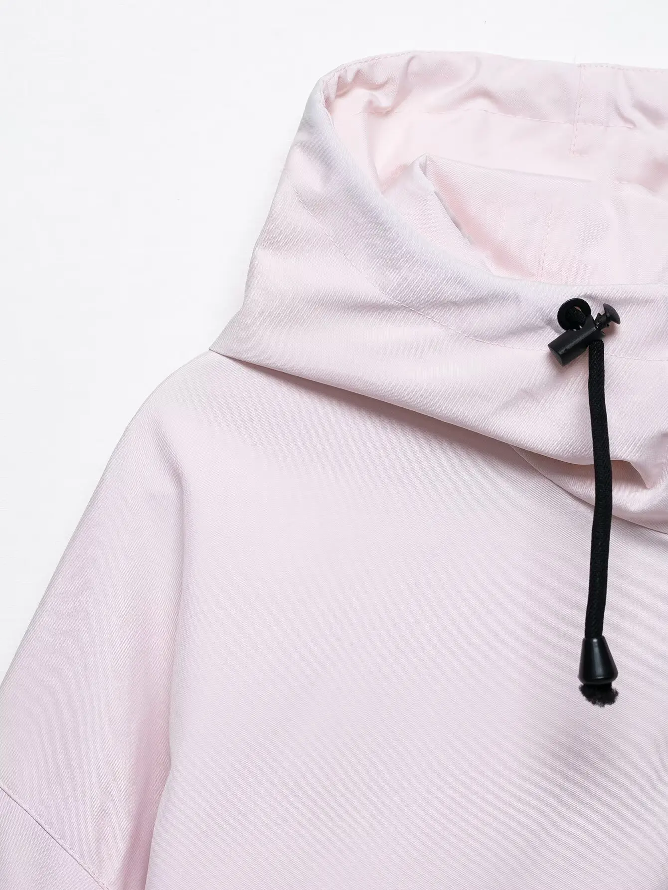 BB6507 ZA25 summer new women's clothing casual temperament simple and fashionable loose long sleeved hooded workwear jacket jack