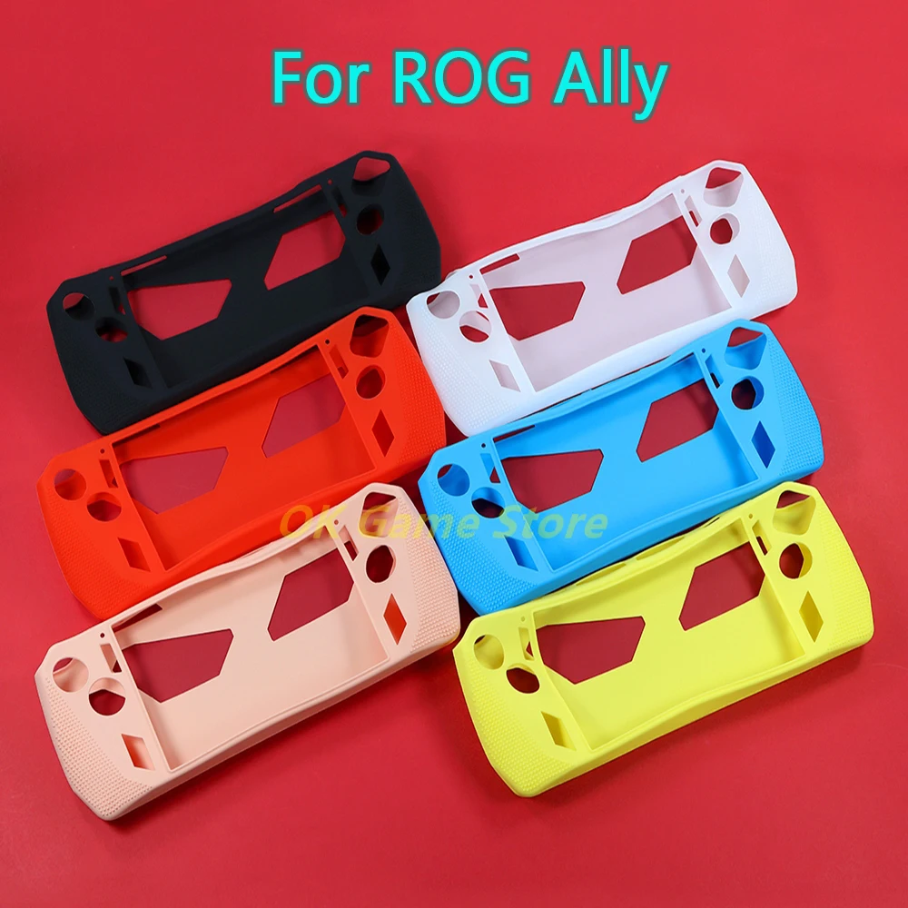 

5pcs Silicone Case Soft Protective Shockproof Shell for Asus ROG Ally Game Console Accessories