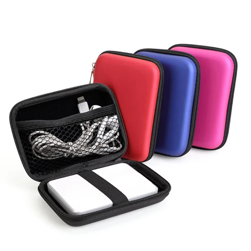 Hard PU SD SSD Case For SanDisk PSSD E30/E60/E61 250GB/500GB/1TB/2TB V2 Extreme Portable SSD Cable Storage Bag Travel Accessory