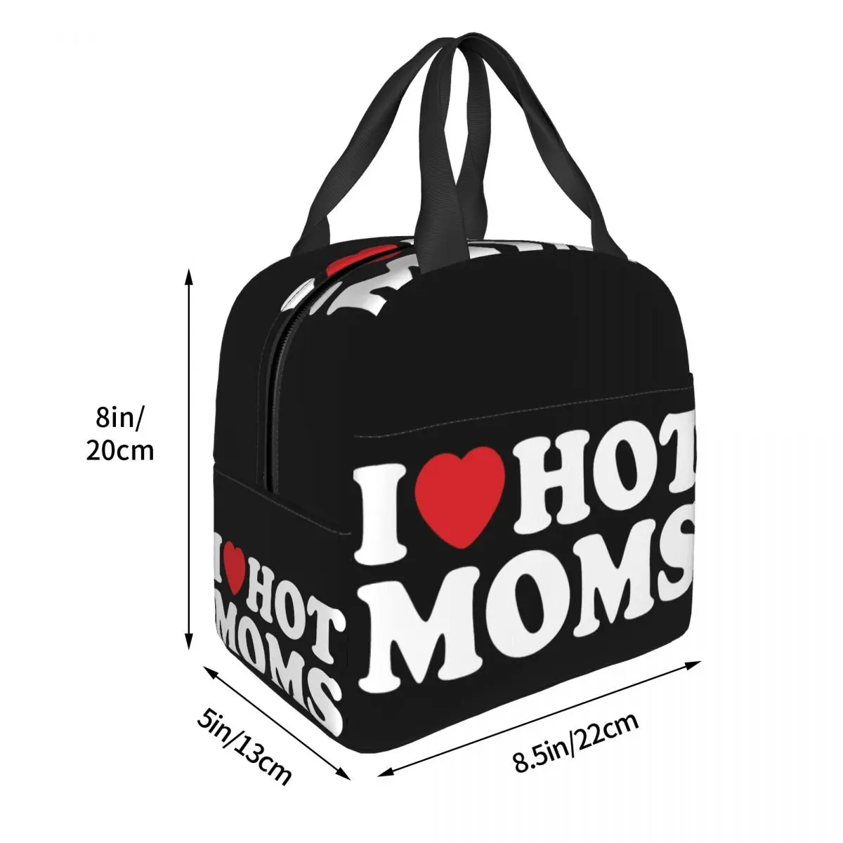 I Love Hot Moms fiambrera portátil Unisex, fiambrera aislada, Bento Box para alimentos