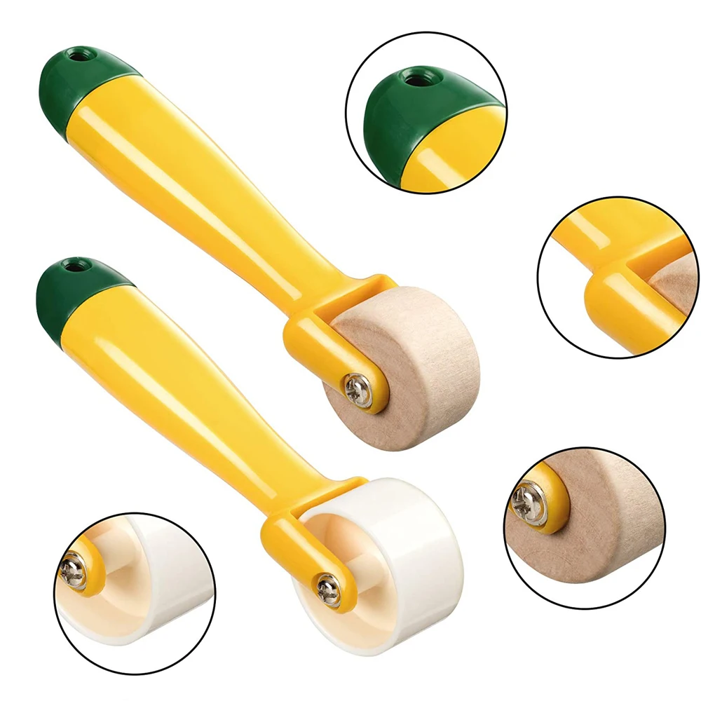 

1PC Quilting Seam Roller Sewing Seam Roller Wallpaper Roller with Easy to Grip Handle Sewing Notions Pressing Wheel for Quilting