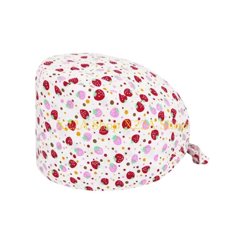Unique Printed Cotton Surgical Cap Breathable Design for Medicinal Professionals