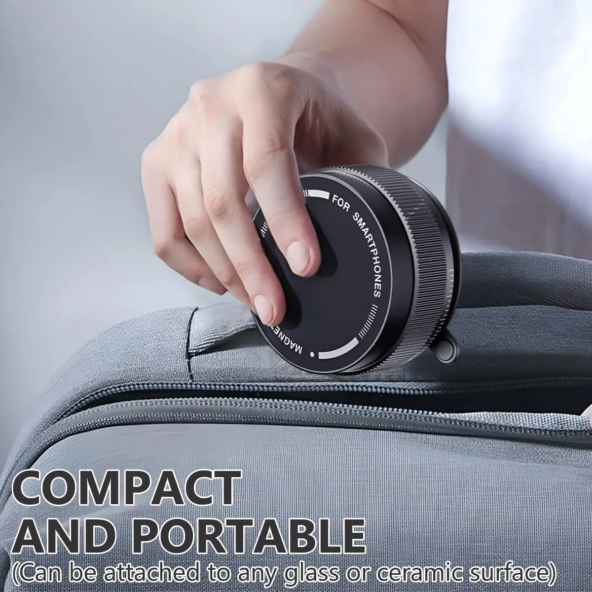 Nuevo 360 °   Soporte giratorio para teléfono con ventosa para coche, soporte magnético, adsorción tecnológica negra, soporte Universal para teléfono inteligente para coche