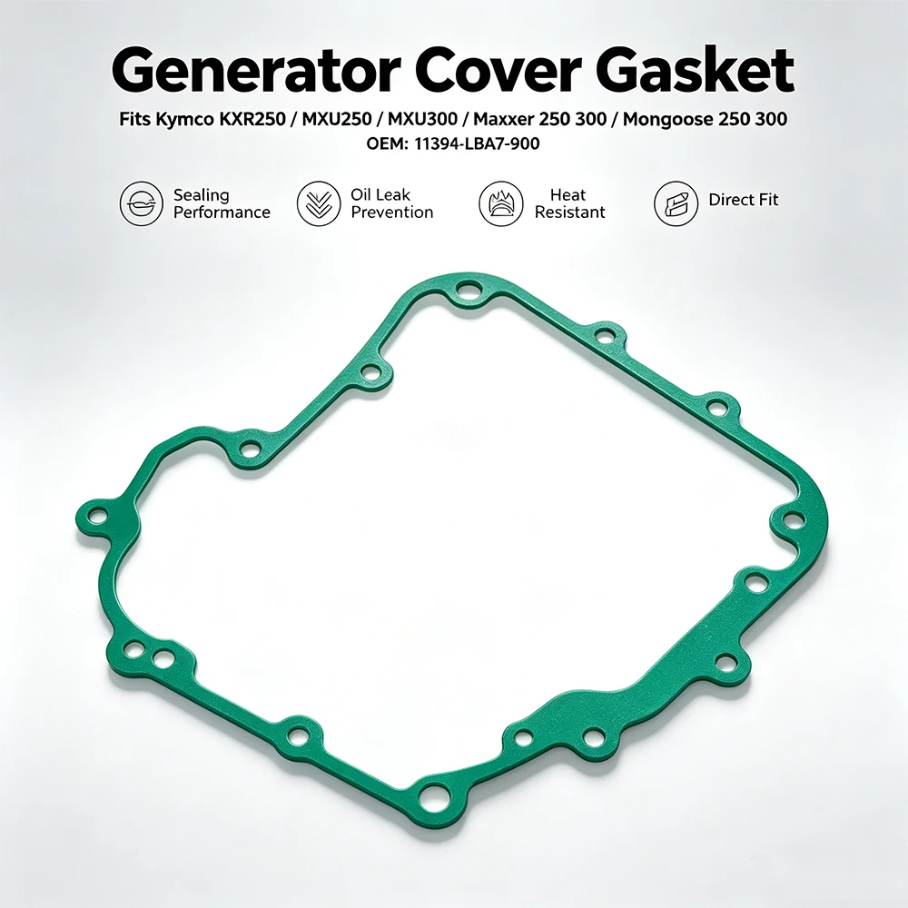 Generator Cover Gasket For Kymco KXR Maxxer Mongoose MXU 250 300 T3B SE US Euro 2 Green Line 300R T3B OEM:11394-LBA7-900