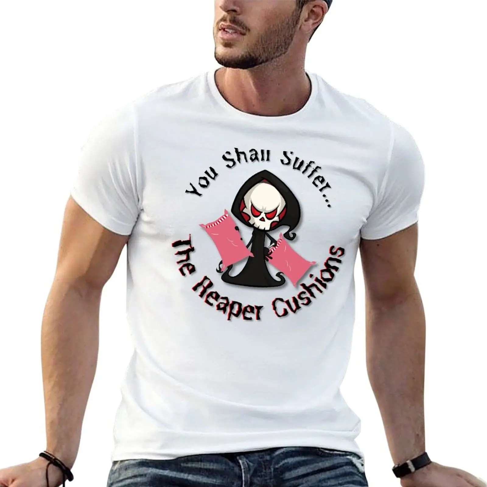 The Reaper Cushions T-Shirt Basic Regular Fit Casual T-Shirt