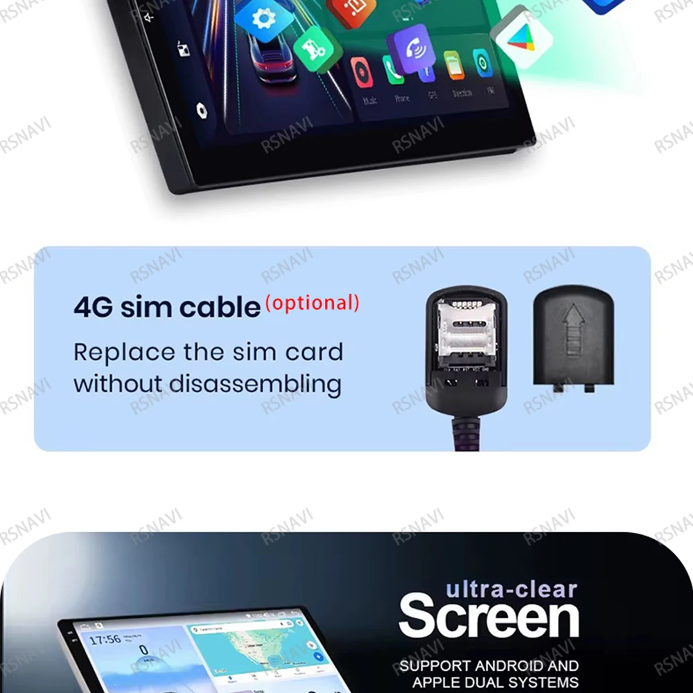 Android 15 For Honda Accord 7 2003 - 2007 Head Unit Stereo Autoradio Navigation 4G LTE 5G WIFI DSP Car Radio Qualcomm AUTO BT