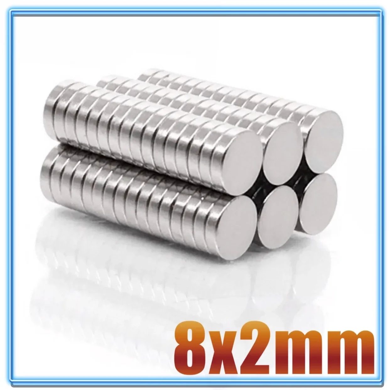 Round 8X2mm Magnet 20/50/100/500/1000pcs 8*2mm Accessory for  Refrigerator Office Science Garage Tool Craft Home Fridge