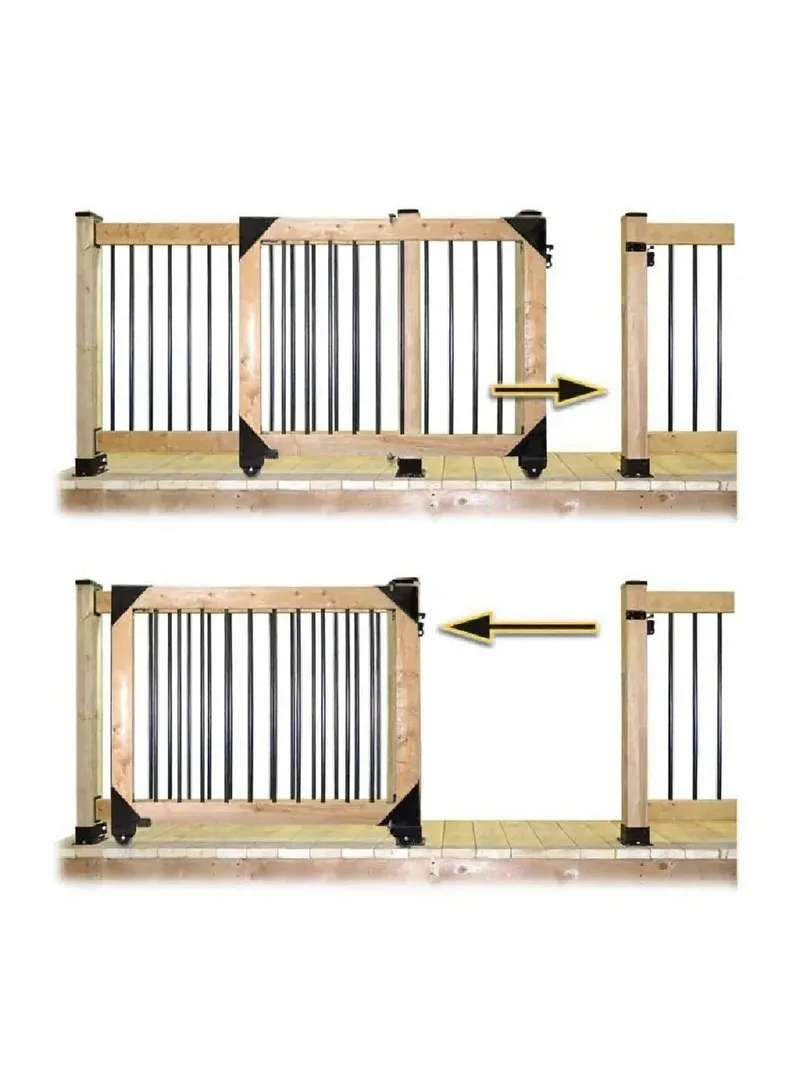 Sliding Barn Door Hardware Kit Complete Roller Track Fitting Set for Wooden Cabinet Closet Installation Accessories