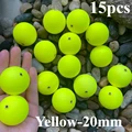 15pcs Yellow-20mm