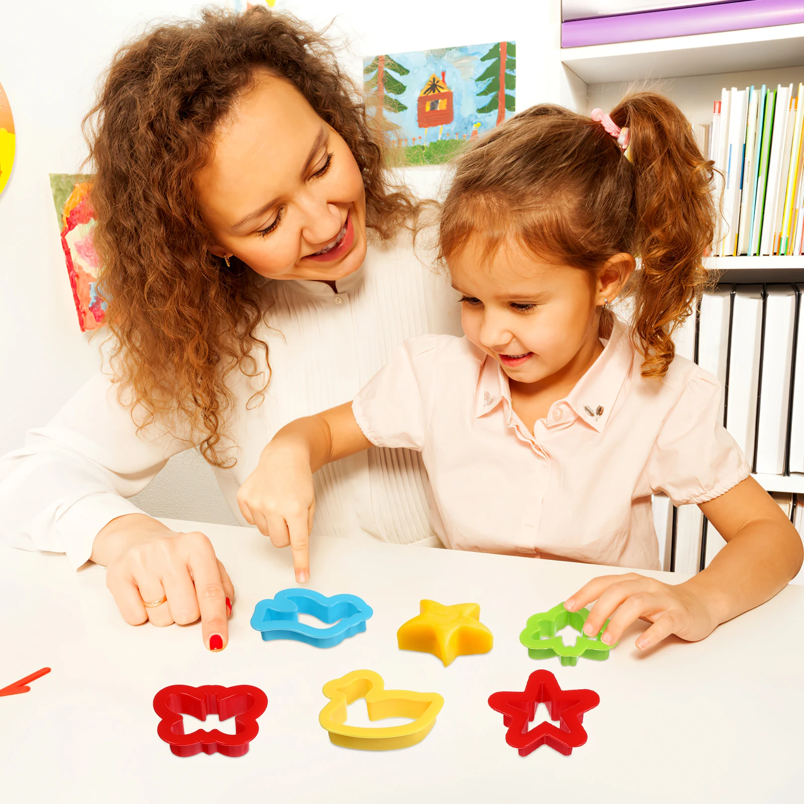 Clay Mold Kit Assorted Colors Butterfly Cutters Roller Kids Clay Modeling Tool Children DIY Crafts Accessories