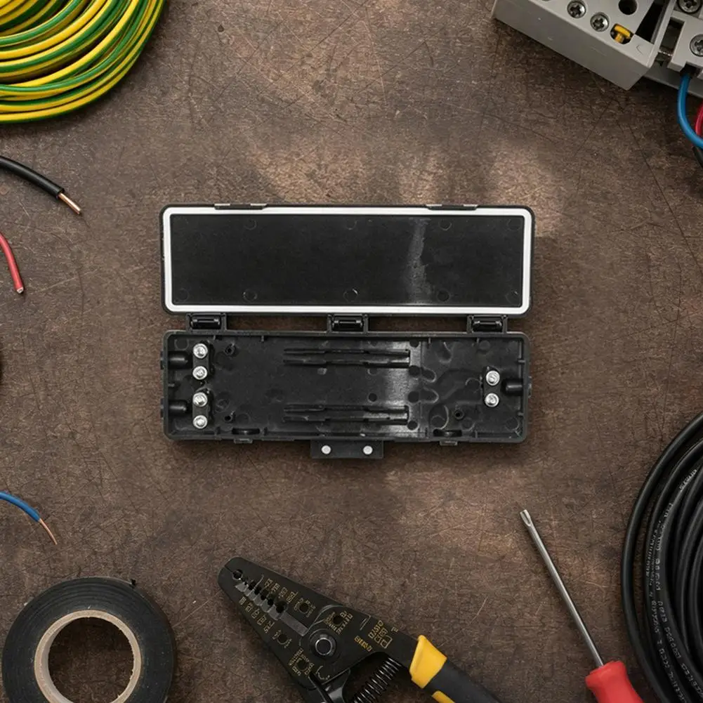 Optical Fiber Protection Box Outdoor Waterproof Extension Cable Joint Protected Box Flame Retardant Material