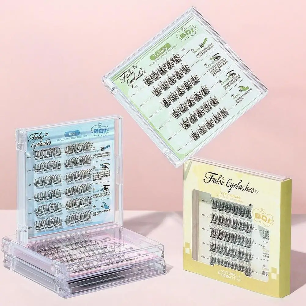 Kein Kleber Falsche Wimpern 3D Nerz Wimpern Einzelne Volle Wimpern Wimpern Weiche Nerz Wimpern Natürliches Aussehen Gefälschte Extensions W0J2