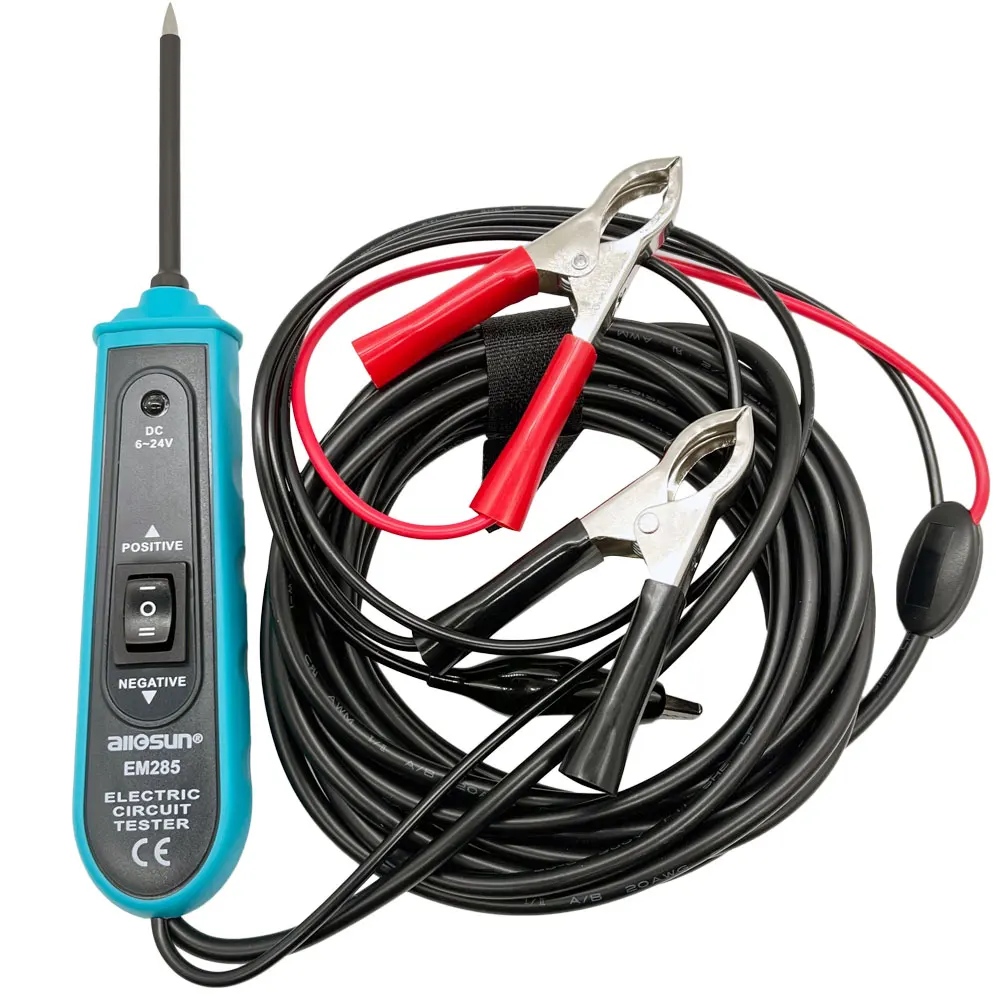 

Car Electric Circuit Tester All Sun EM285 DC 6-24V Automotive Power Probe with 5m Cable