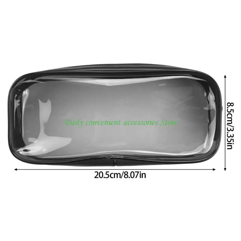 حقيبة مواد الكتابة البلاستيكية ذات الحدود المعززة 97QB، جيب أمامي شفاف، مخطط متعدد الأغراض للتدريب #6