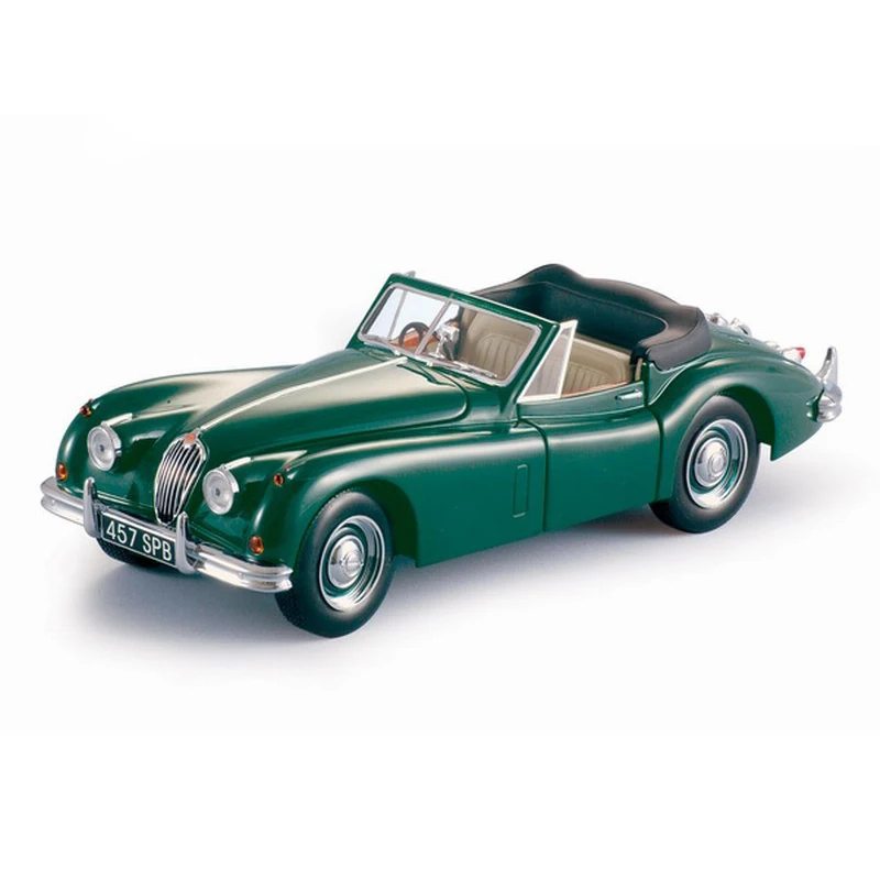 

2025 New 1/18 Scale 1955 Convertible Retro Racing Car XK140 Diecast Alloy Vintage Vehicle Model Toys Collection Decoration