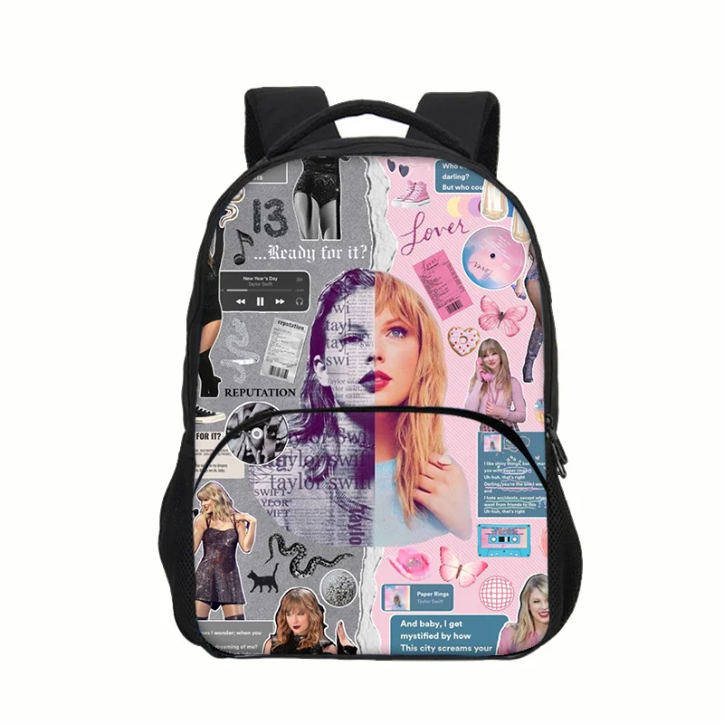 Swifts Cartoon Prints School Bag for Primary Backpack Anime School Bags for Boy Girl,Durable Kid Bag T-taylors