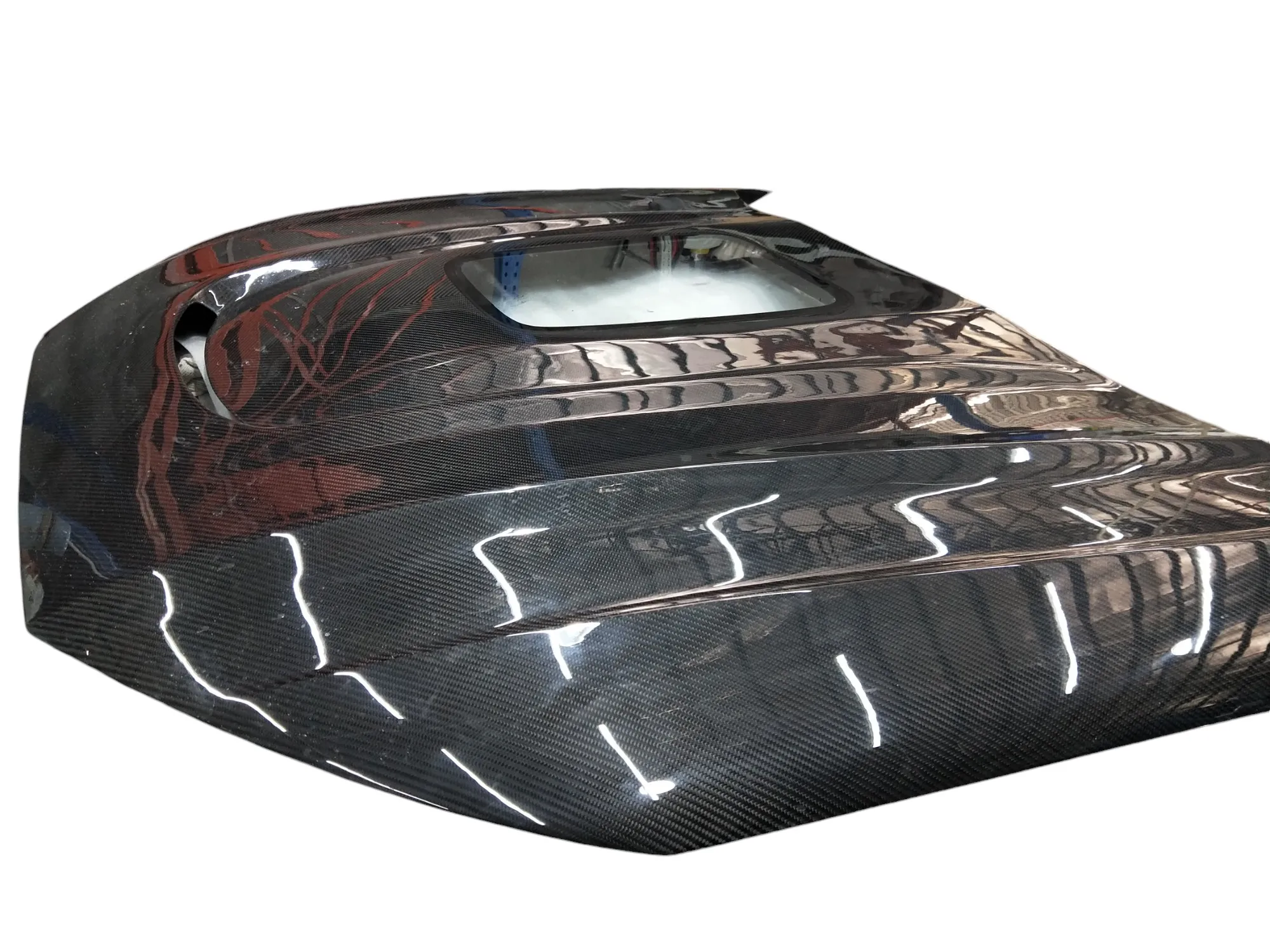 Upgraded versionS4 OEM Dry Carbon Fiber Front Engine Bonnet Hood for   S4
