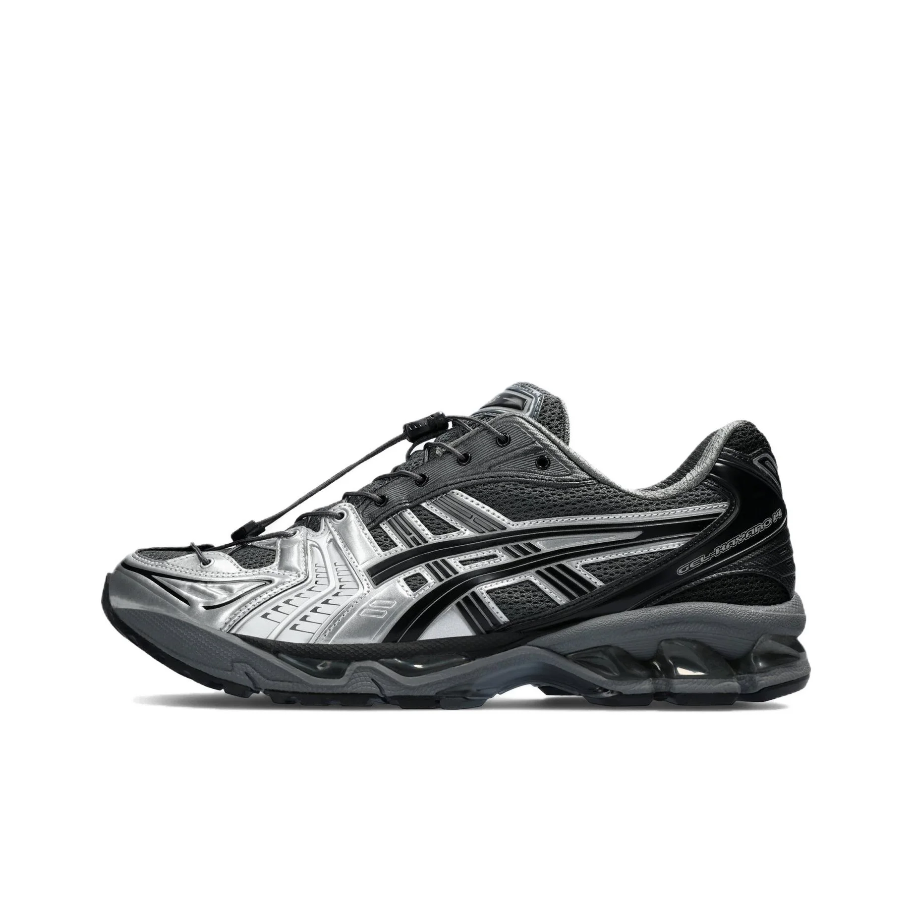 ASICS x Unaffected Gel Kayano 14 Low top Casual Running Shoes Men's Black Silver 1201A922-020
