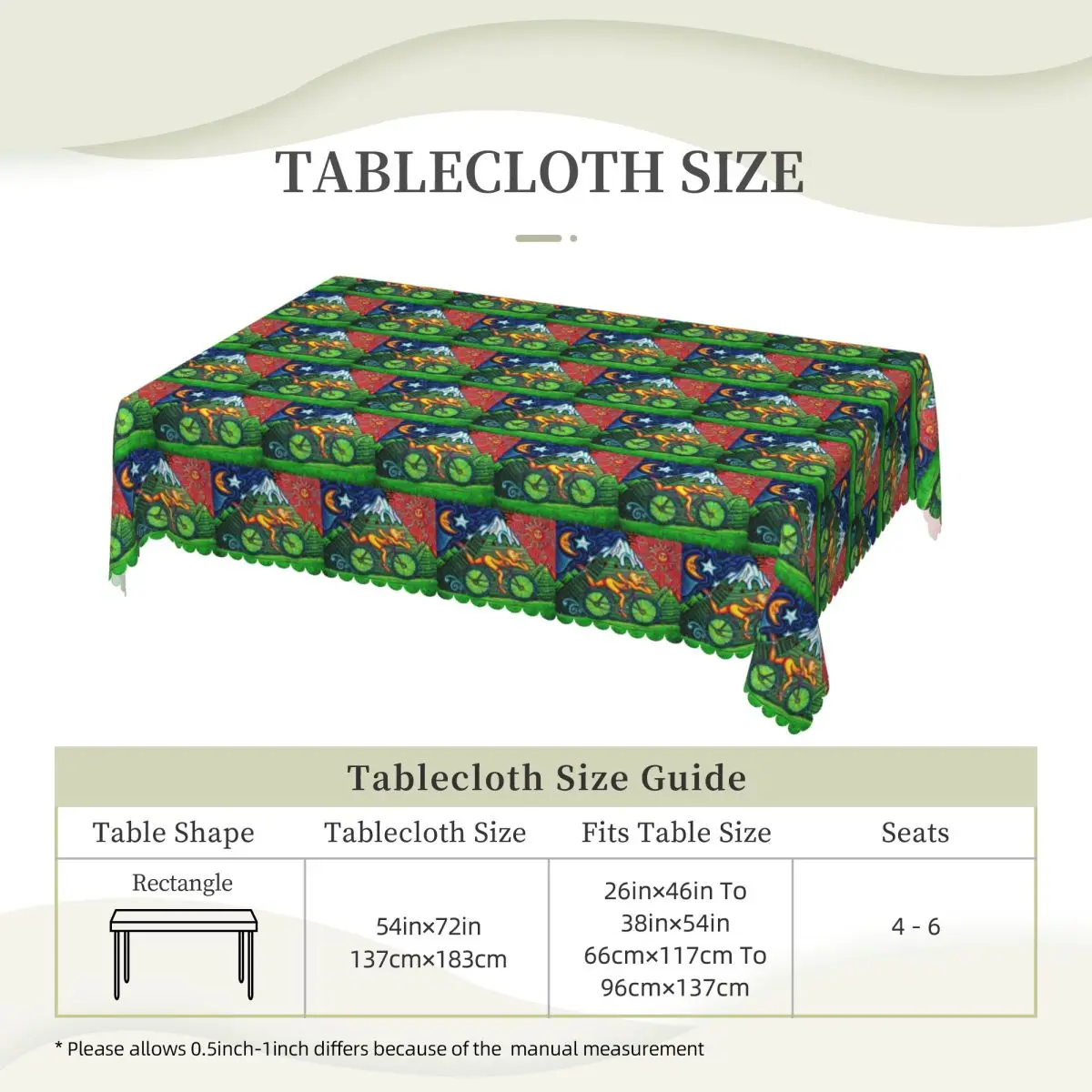 Discovery Of LSD Albert Hofmann Customized Rectangular Tablecloth Oilproof Table Cover for Dining Events Table Cloth