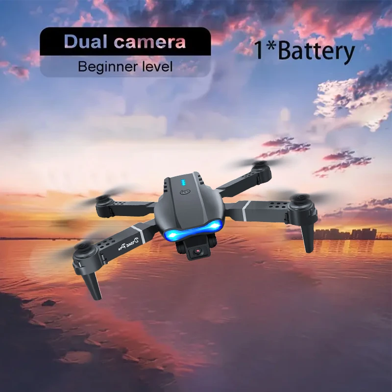 Aerial Drone Dual Lens Switch Gesture Photography Beauty Filter 110° Wide Angle Trajectory Flight APP Control Foldable FPV Drone - view 6