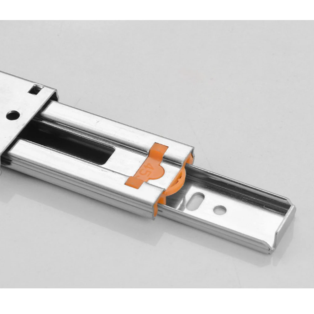 

12 Inch Damping Guide Rail Heavy Duty Soft Close Drawer Slides Stainless Steel Ball Bearing Durable Hardware