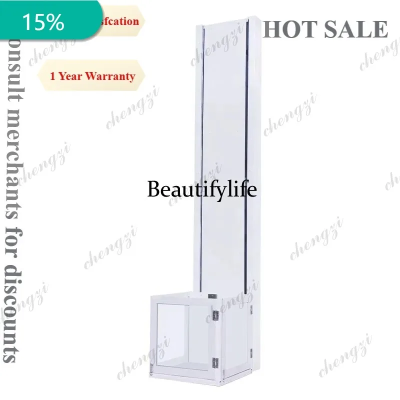 A172  Hydraulic Freight Elevator Household Small Warehouse Factory Guide Rail Hydraulic Lifting Platform