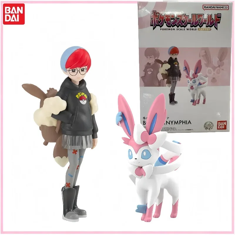 

【In Stock】Bandai Pokemon SCALE WORLD Paldea Region BOTAN&NYMPHIA 1/20 Anime Action Figure Collectible Model Toy