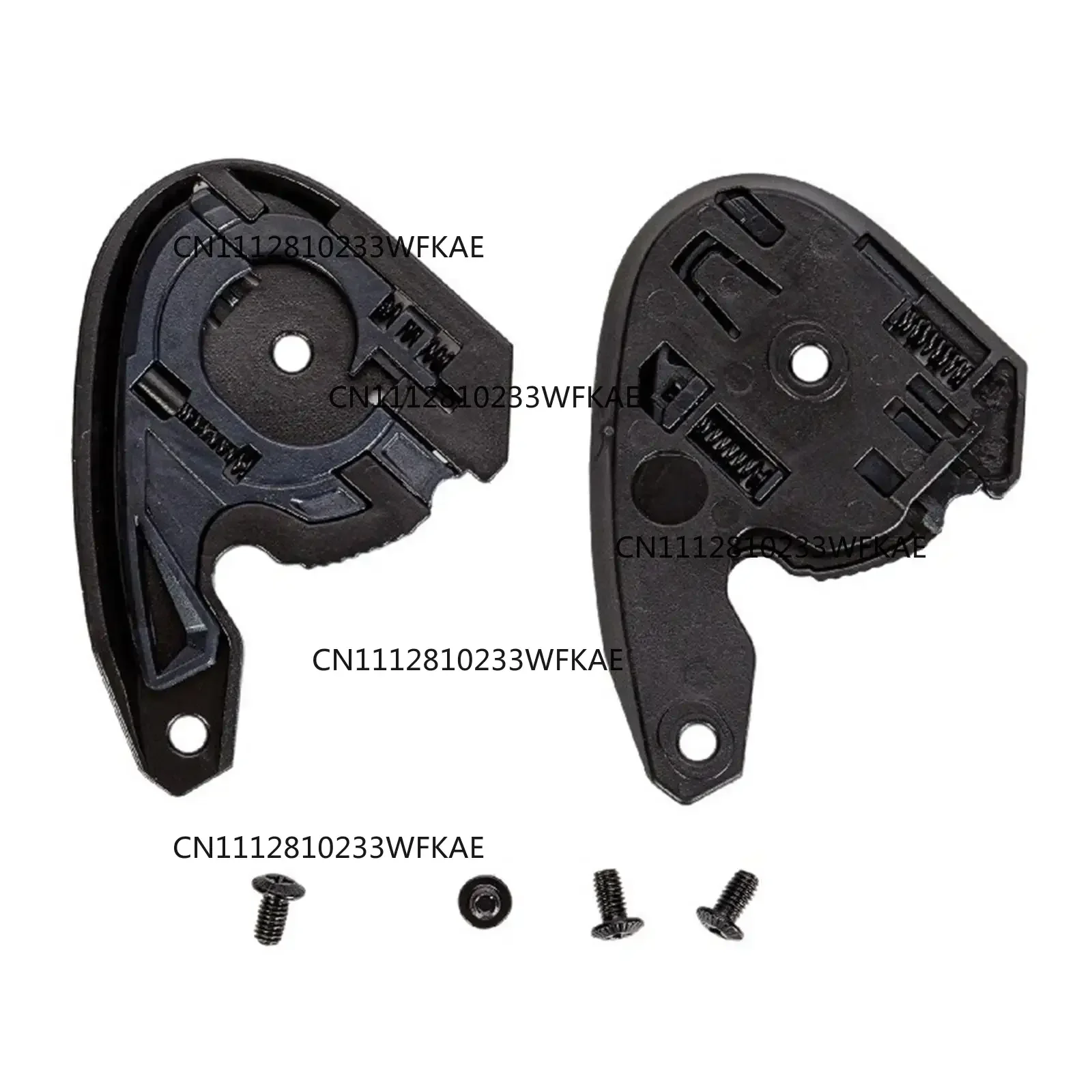 Helmet Base Plate Repair Accessory Easy Installation Black PC for Motorcycle Open Face Helmet SHAFT SM523