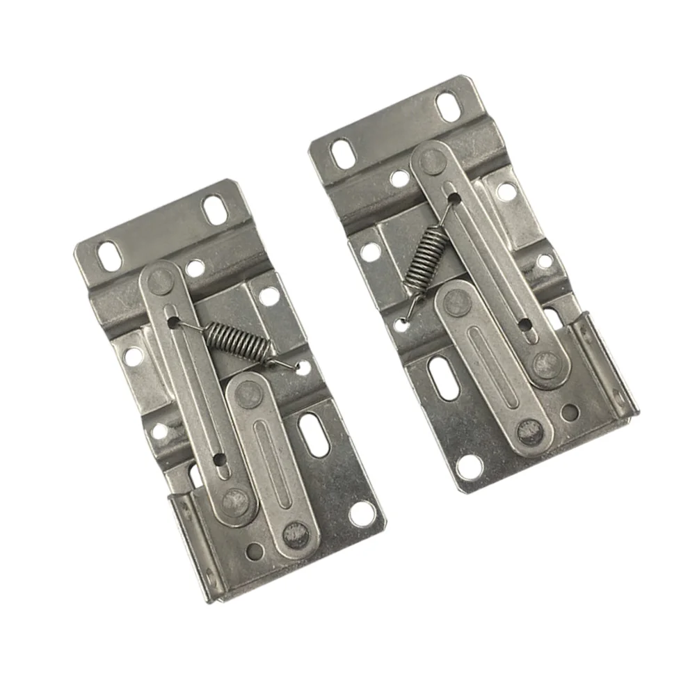 

2pcs 45 Degree Spring Support Cabinet Bracket Heavy Duty Thick Plate Rustproof Easy Install For Sink Cabinet Bookcase Door