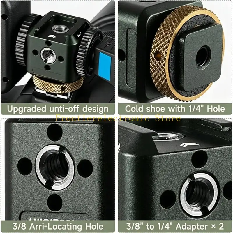 G8DB Dense Camera Hot Shoe Expander For Outdoor Photography Video Recording