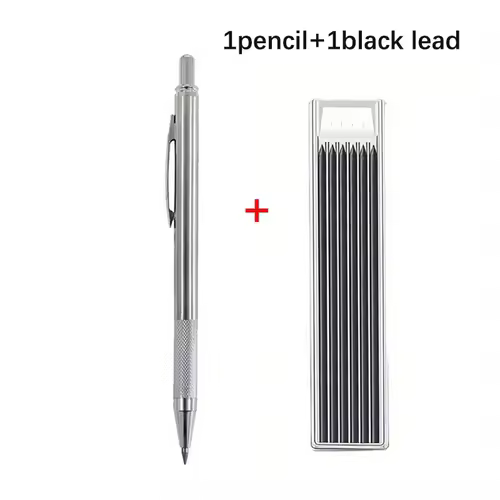 2.8mm Solid Woodworking Automatic Pencil Set with 2B Multicolor Lead Core Deep Hole Marking Architectural Design Marking Pen - Image 8