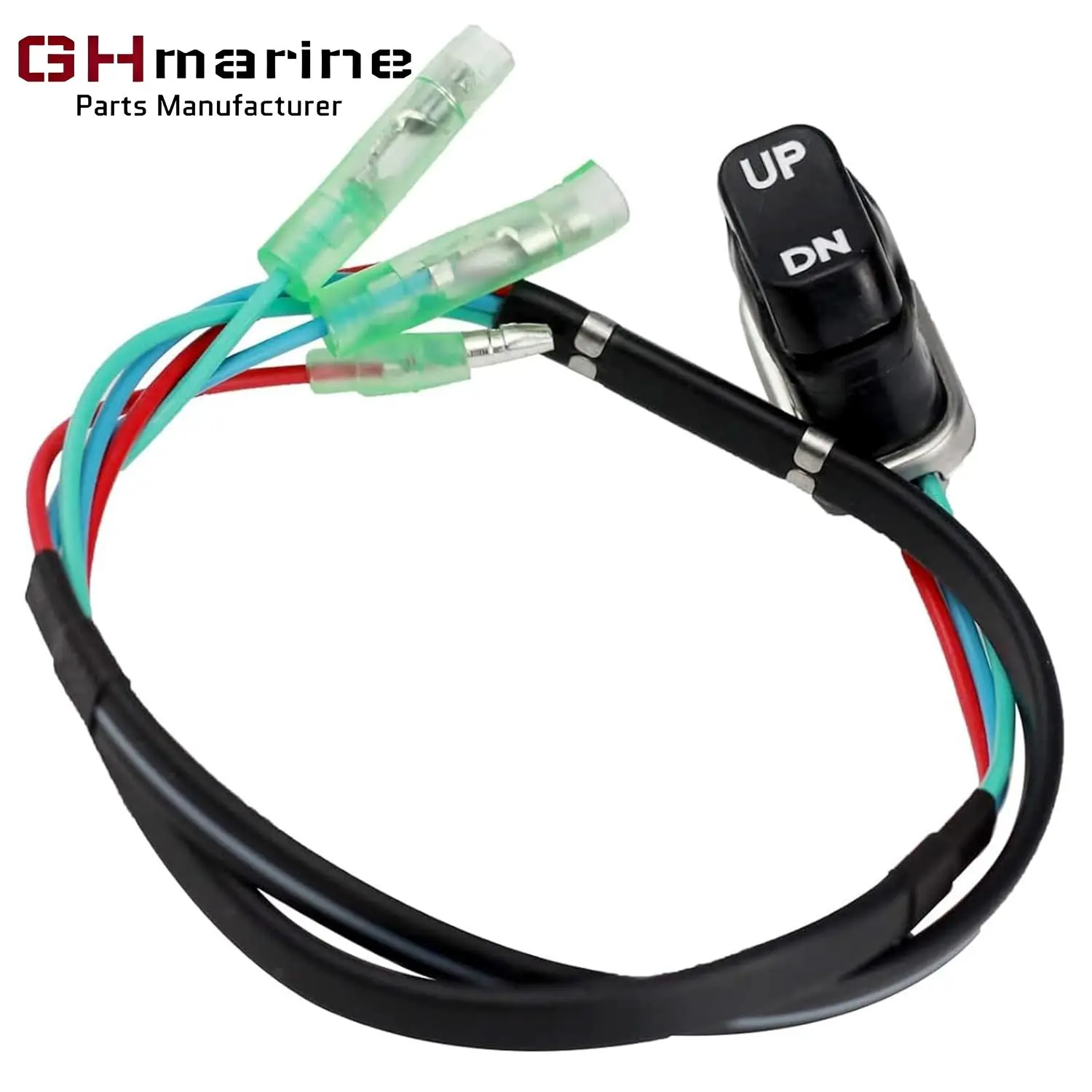 

Boat Outboard Remote Control Tilt Trim Switch Assy for Mercury Mariner 87-18286A43 87-18286A26 87-16991A1 87-18286A2 3 Pin Wires