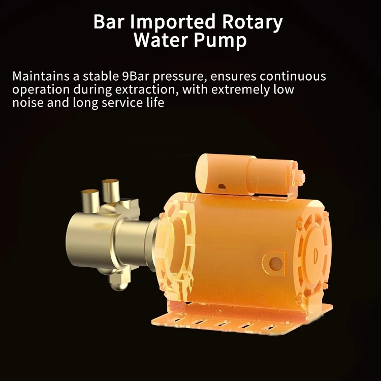 Two Groups Commercial Coffee Machine Hotel Use Italian Stainless Steel 9 Bar Semi Automatic Espresso Coffee Maker