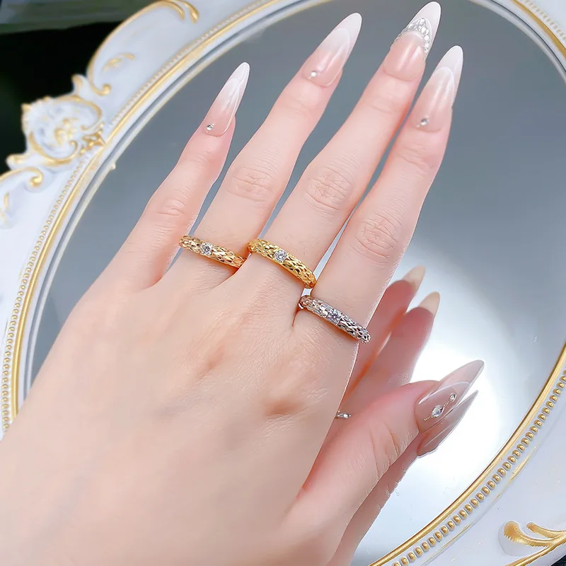 

Роскошные женские кольца с муассанитом-пасьянсом — обручальное кольцо из стерлингового серебра 925 пробы и обручальное кольцо с покрытием из розового золота, ювелирные изделия в подарок