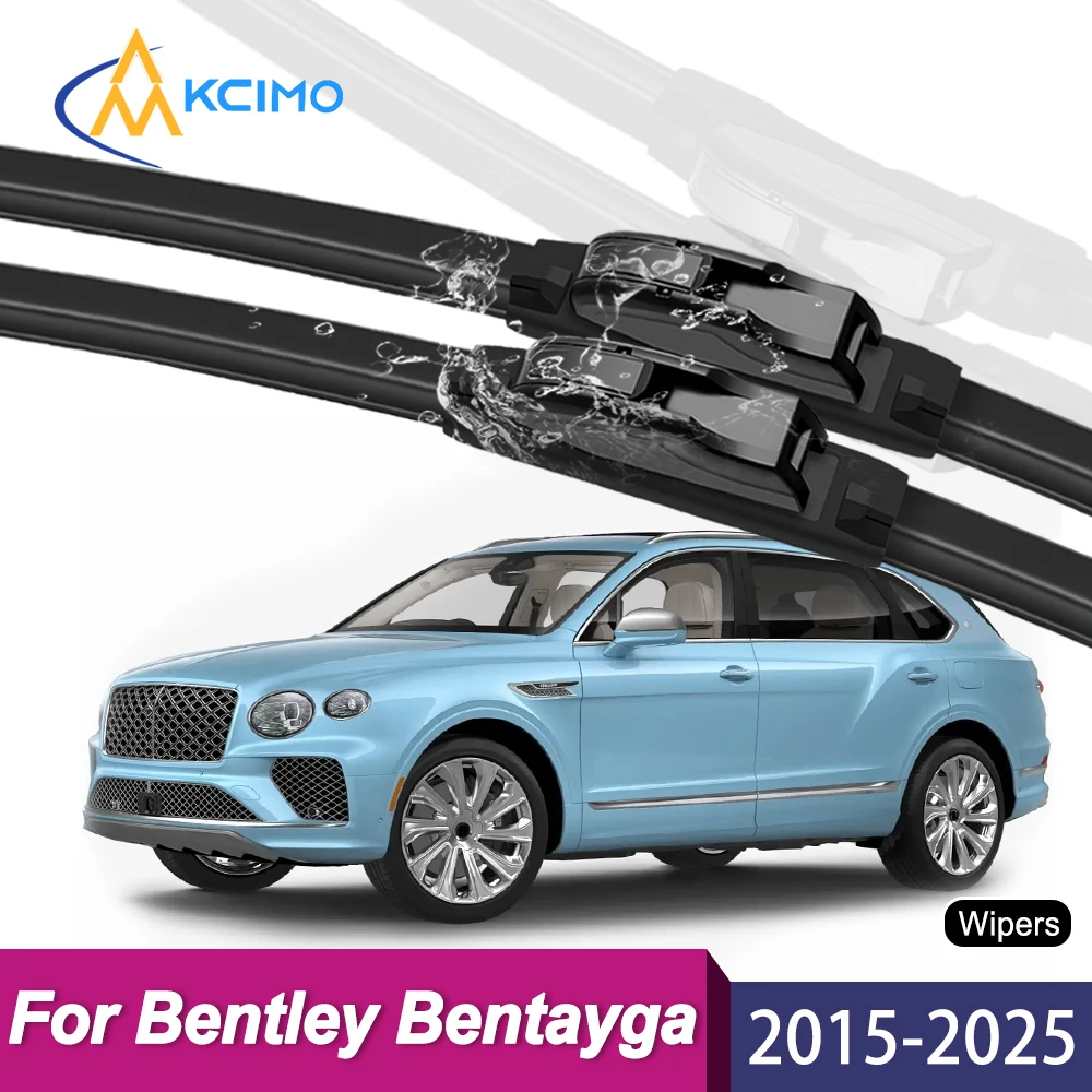 

Wiper Blades for Bentley Bentayga 2015-2025, Front Windshield Wipers, Streak-Free Quiet All-Weather Wipers
