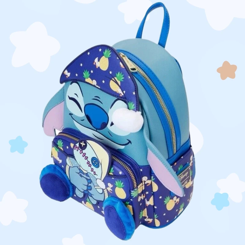 

Sleeping Time Stitch Crump Glow Dark Dreams Backpack Wallet