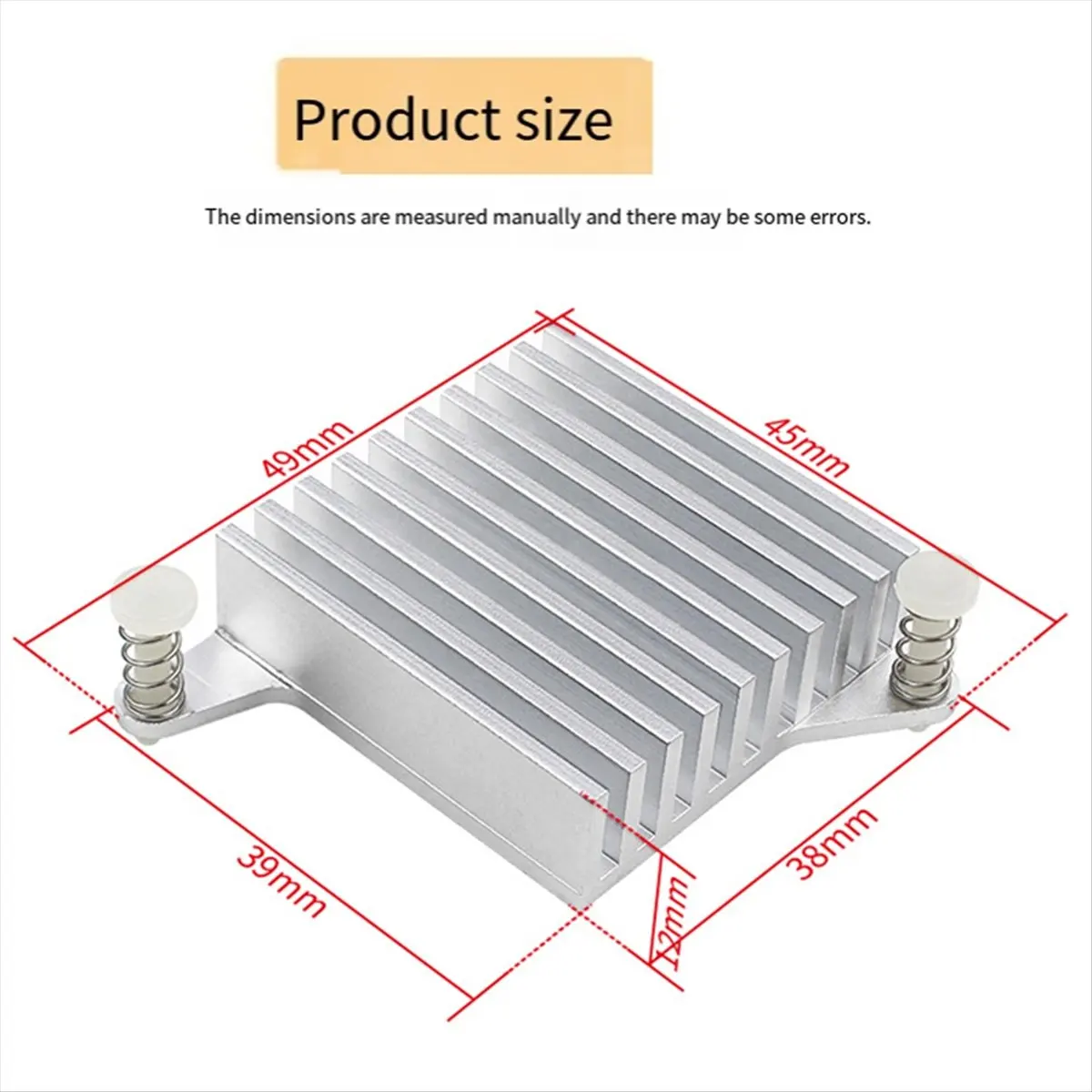 

Aluminum Heat Sink for Orange Pi 5 Plus Efficient Cooling Radiator Heatsink Enhanced Thermal Managem