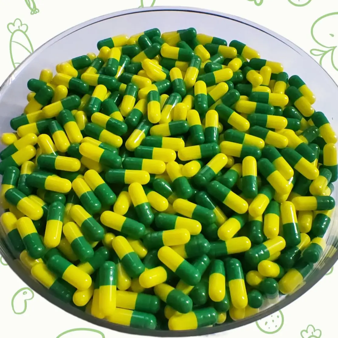 3#  joined Medicine Empty Capsules,300pcs!All Kinds of colored empty hard gelatin capsules size 3,Pill Case,Granuel packaging