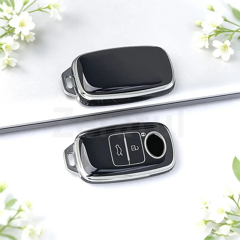 2/3 Buttons Auto Shell Fob Keychain for Toyota Perodua Yaris Rush Daihatsu Malaysia Ativ Raize Veloz Avanza Car Key Case Cover