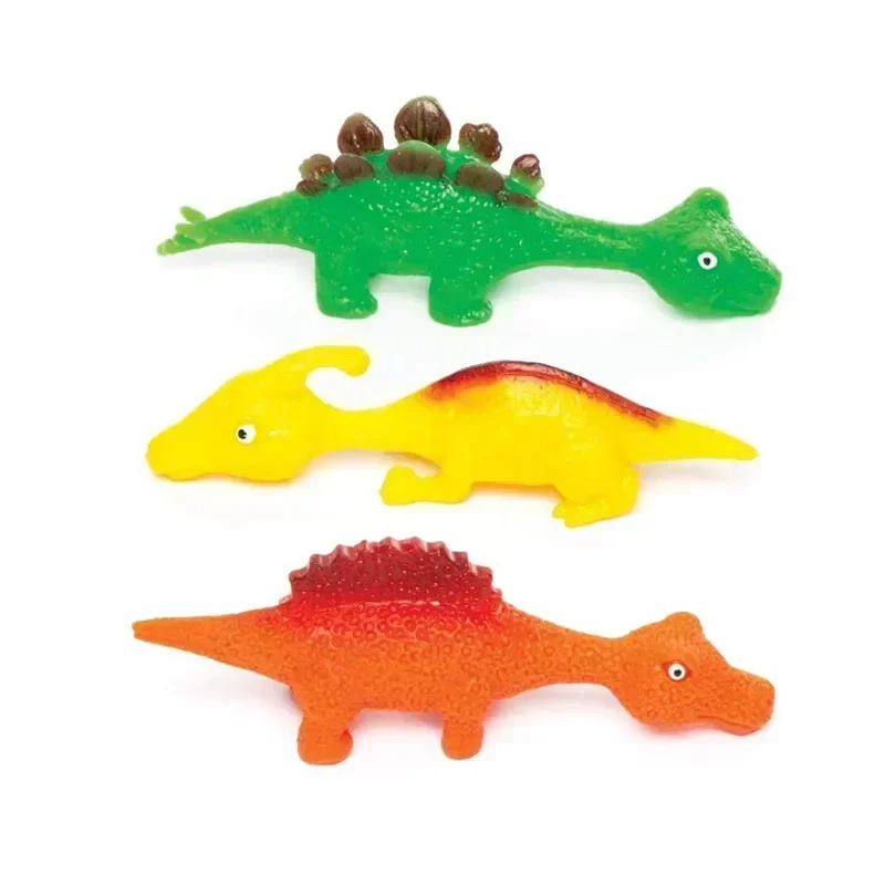 Hot Creative Dinosaur Finger Toys Kids Funny Cartoon Animals Anxiety Stress Relief Shooting Playing Toy Slingshot Catapult Game