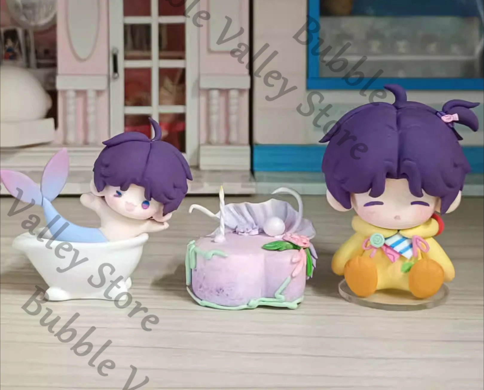 

Anime Love and Deepspace Rafayel Birthday Cosplay Handmade Garage Kits Cartoon Figurine Model Desktop Ornament Gift