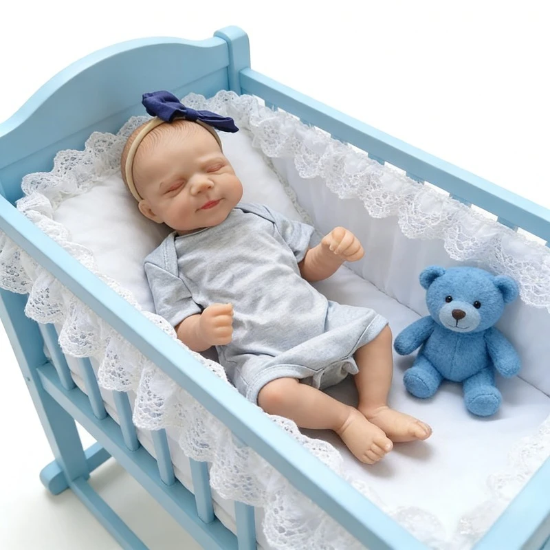 45cm Reborn Dolls Pascale  High Quality Hand Painted Doll  with Cotton Body