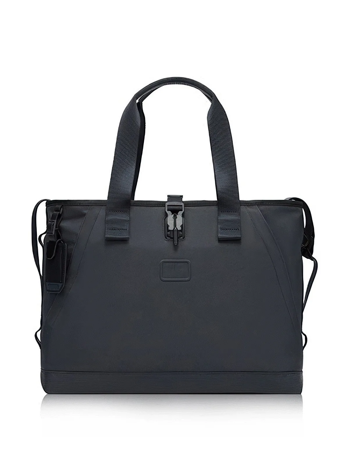 Men's Modern Briefcase - Lightweight Nylon Design Elegant Shoulder Bag, Stylish Black Tote Bag 232712