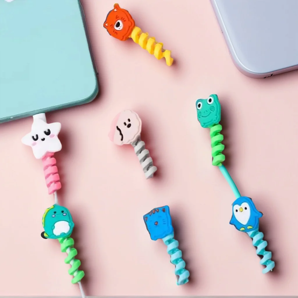 

Cute Cartoon Animal Bite Cable Protector - Charging Cord Mini Cover
