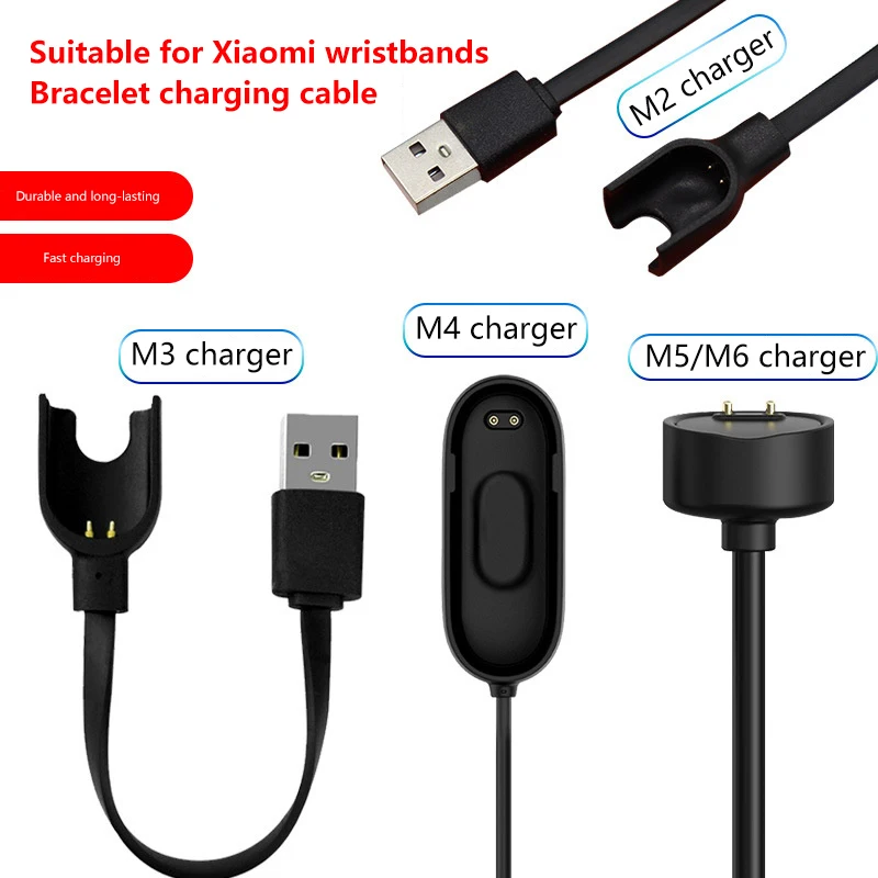 Wearable Device Charging Cable For Travel And Business Trips Suitable For Xiaomi Bracelet 2/3/4/5/6/7/8/9/7pro/8pro