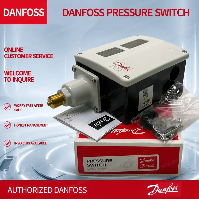 Danfoss RT116 Pressure Switch 017-140166 017-141666 RT116E 017-520166 Refrigeration Compressor Control Thermostat for HVAC