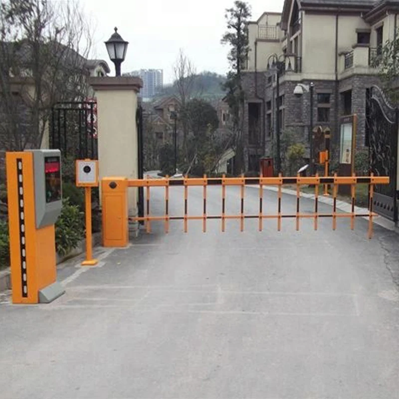 Barrier Gate Operator with Free Fence bar Barrier Arm, Entry/Exit, 18 Feet /Open in 6 Seconds